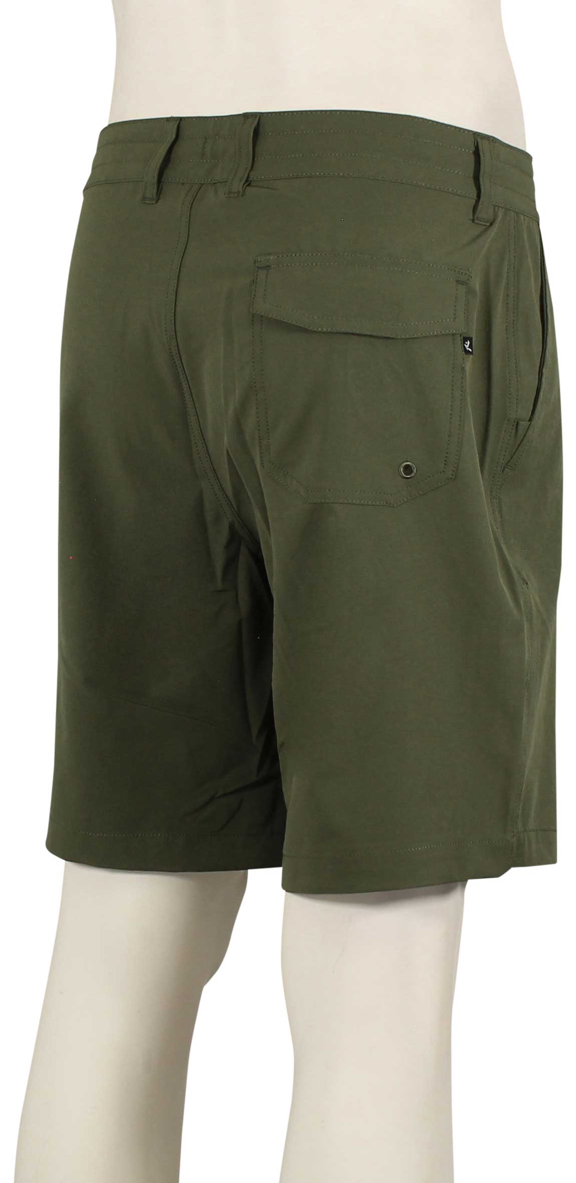 Rusty Hunter Hybrid Boardshorts - Savanna – back view
