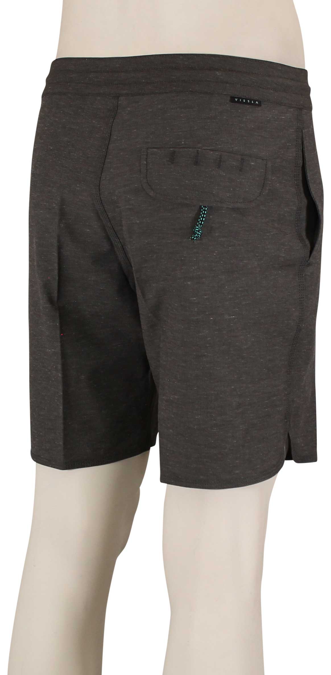 Vissla Stoke'm 17.5" Boardshorts - Phantom – back view