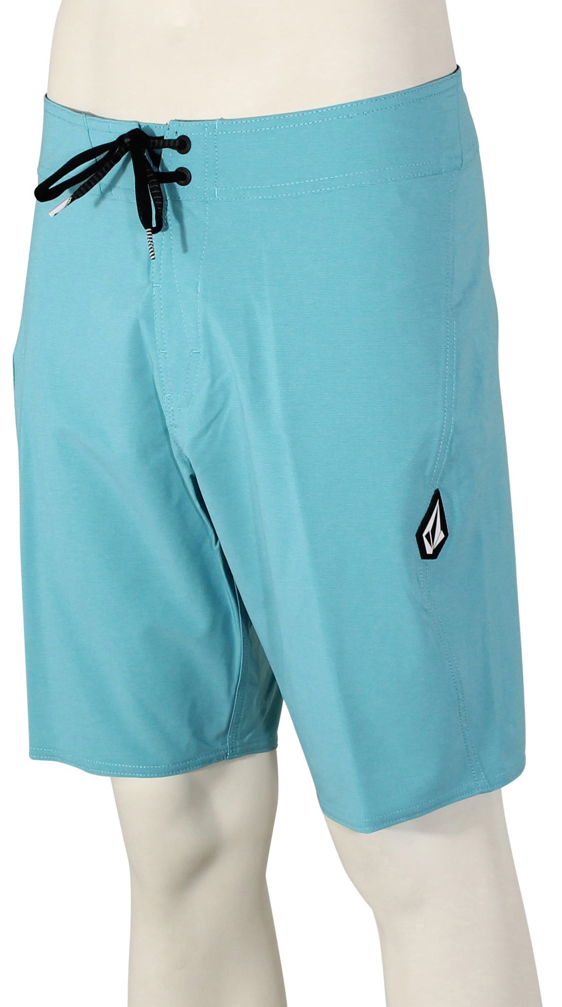 Volcom Lido Solid Mod Boardshorts - Cyan, front view
