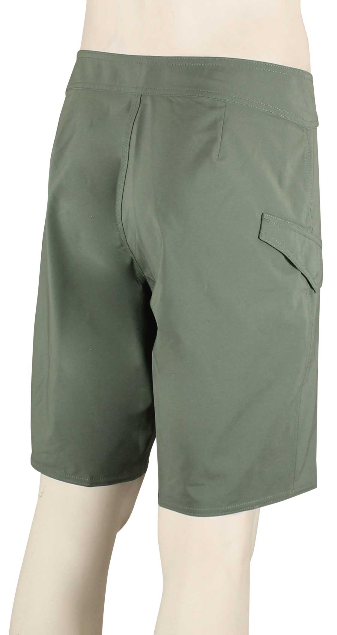 Volcom Lido Solid Mod-Tech 20" Boardshorts - Light Olive – back view