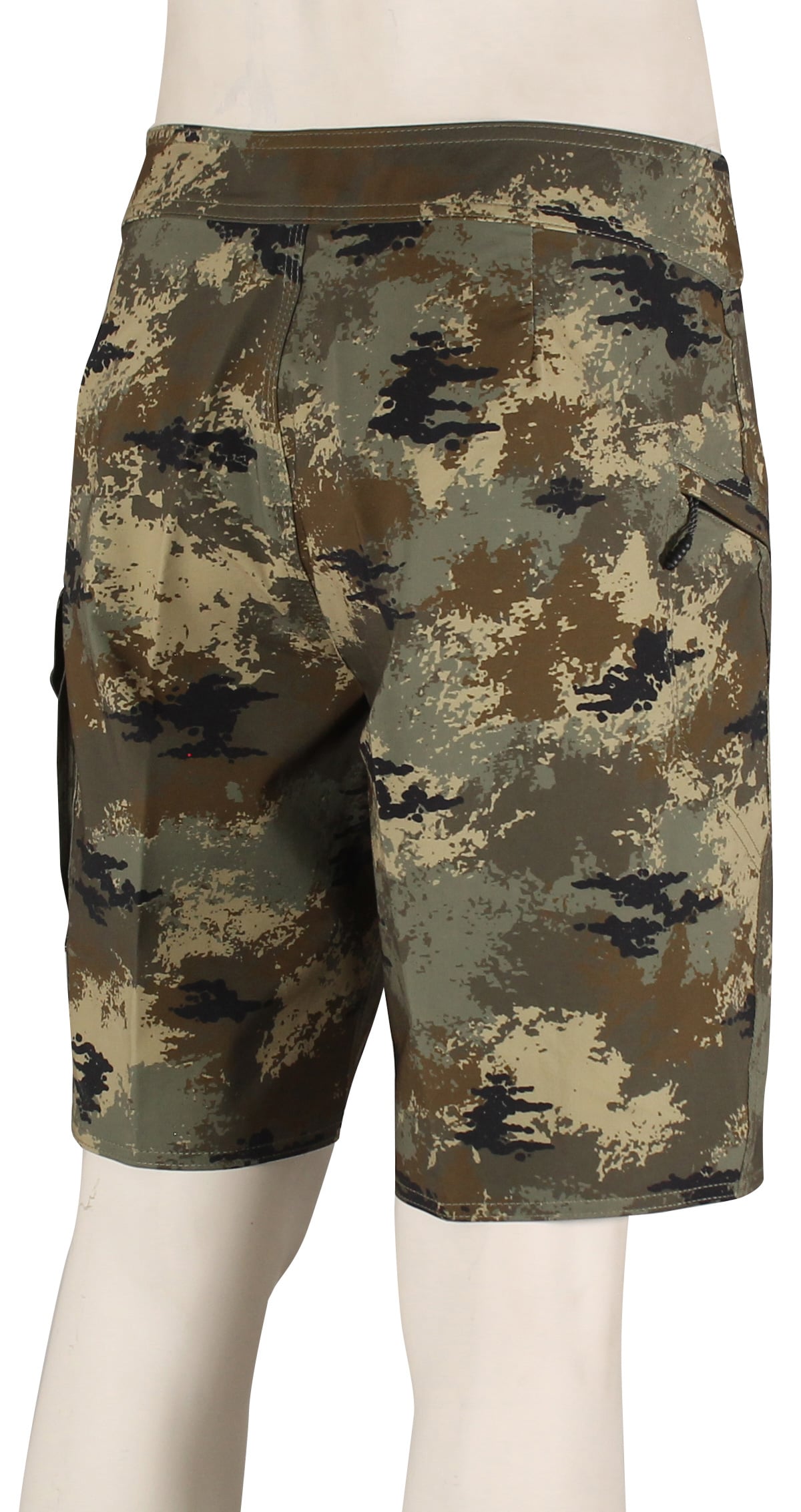 Volcom 4th Preemo Mod 20" Boardshorts - Green Camo – back view