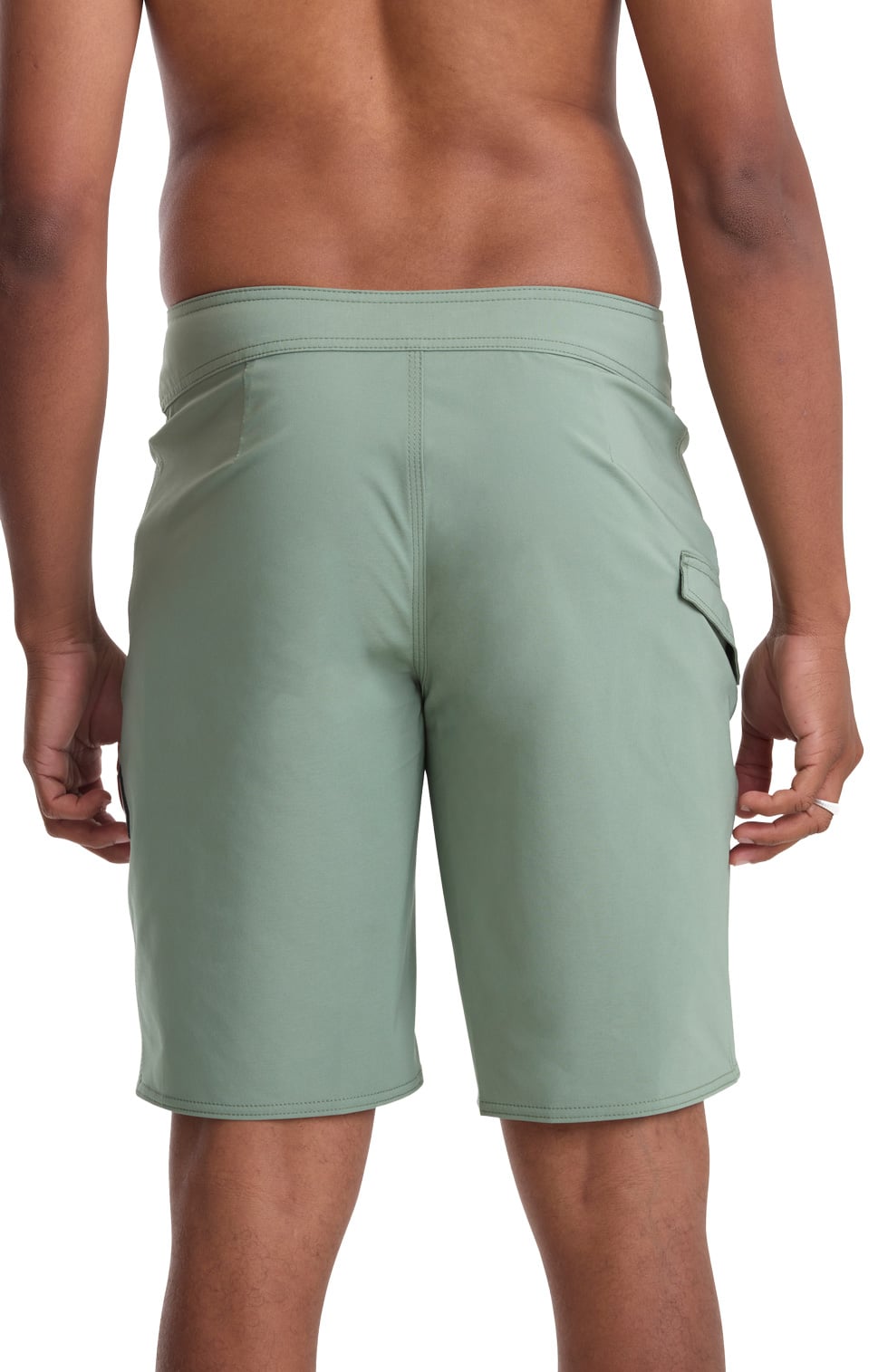 Volcom Lido Solid Mod-Tech 20" Men's Boardshorts - Brolive – back view