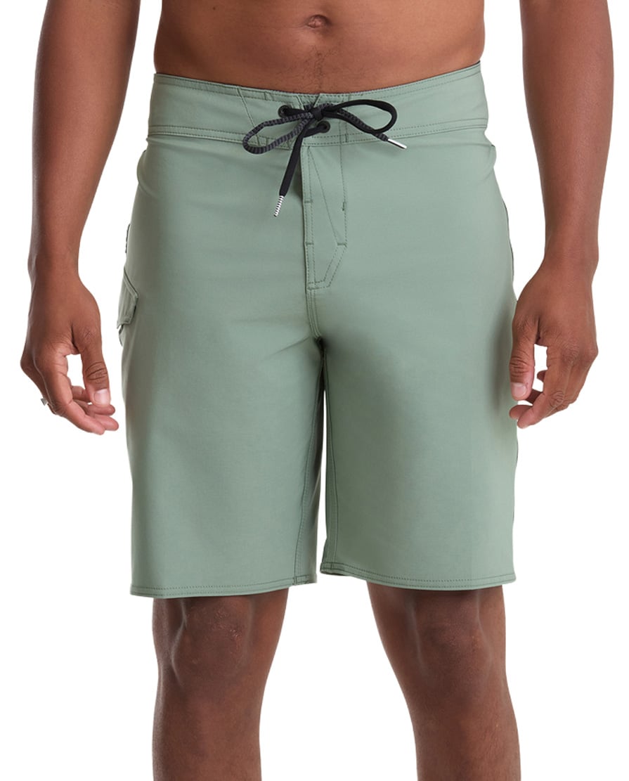 Volcom Lido Solid Mod-Tech 20" Men's Boardshorts - Brolive