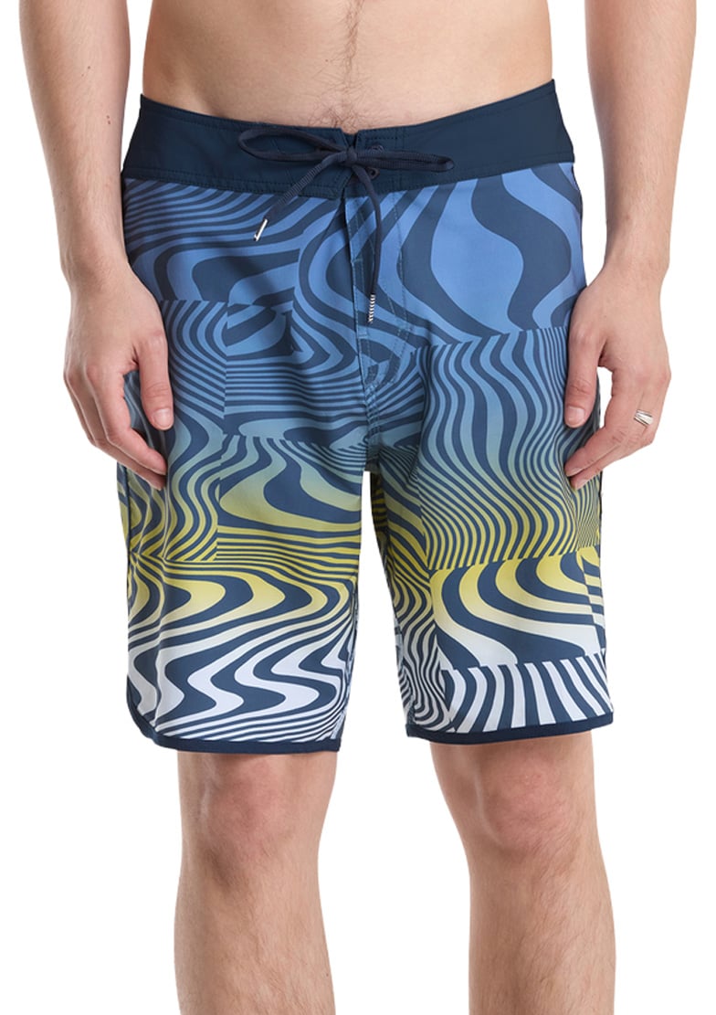 Volcom Encounter Scallop Mod 19" Men's Boardshorts - Blueberry