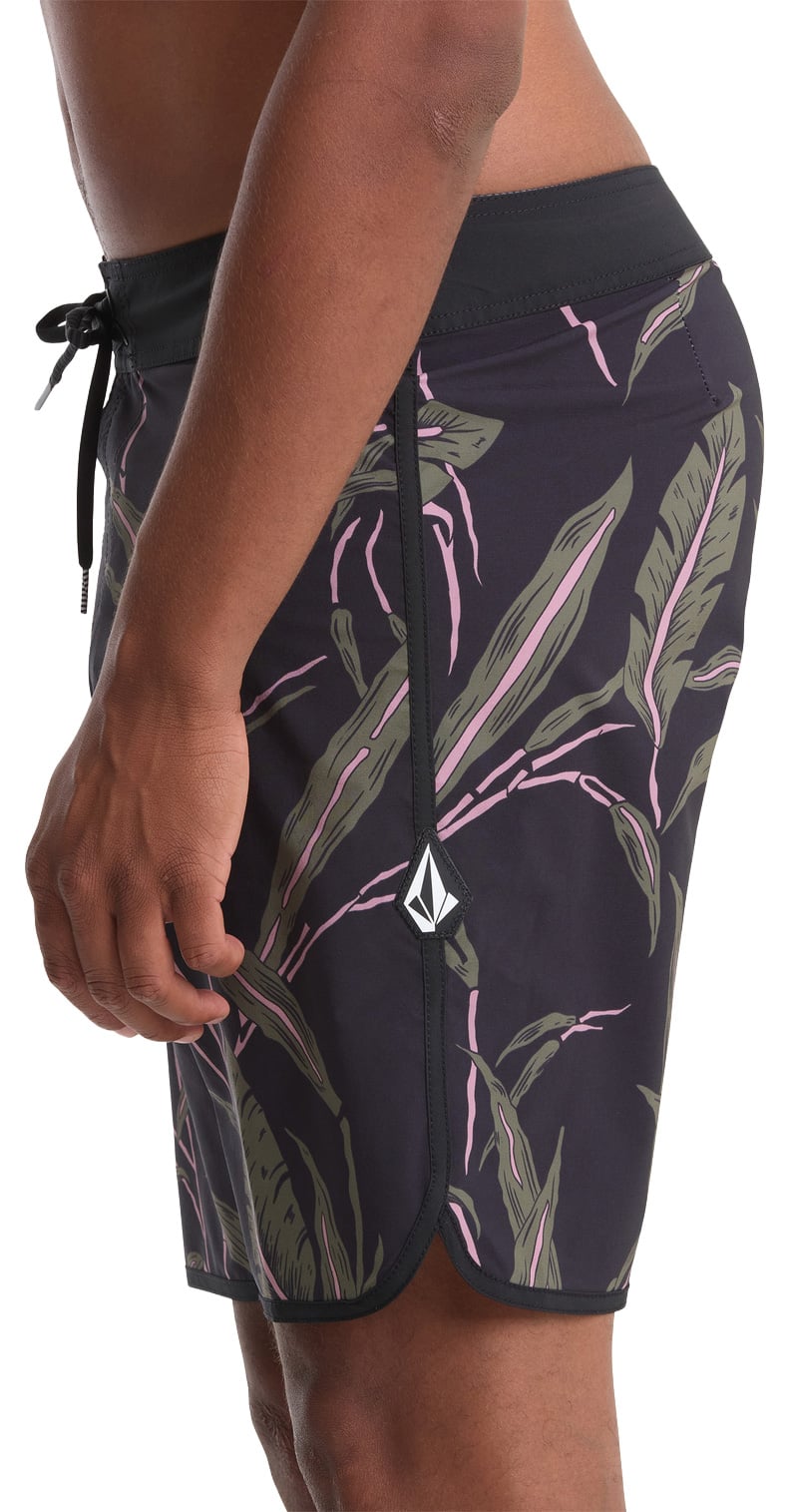 Volcom Encounter Scallop Mod 19" Men's Boardshorts - Black – alternate view 1