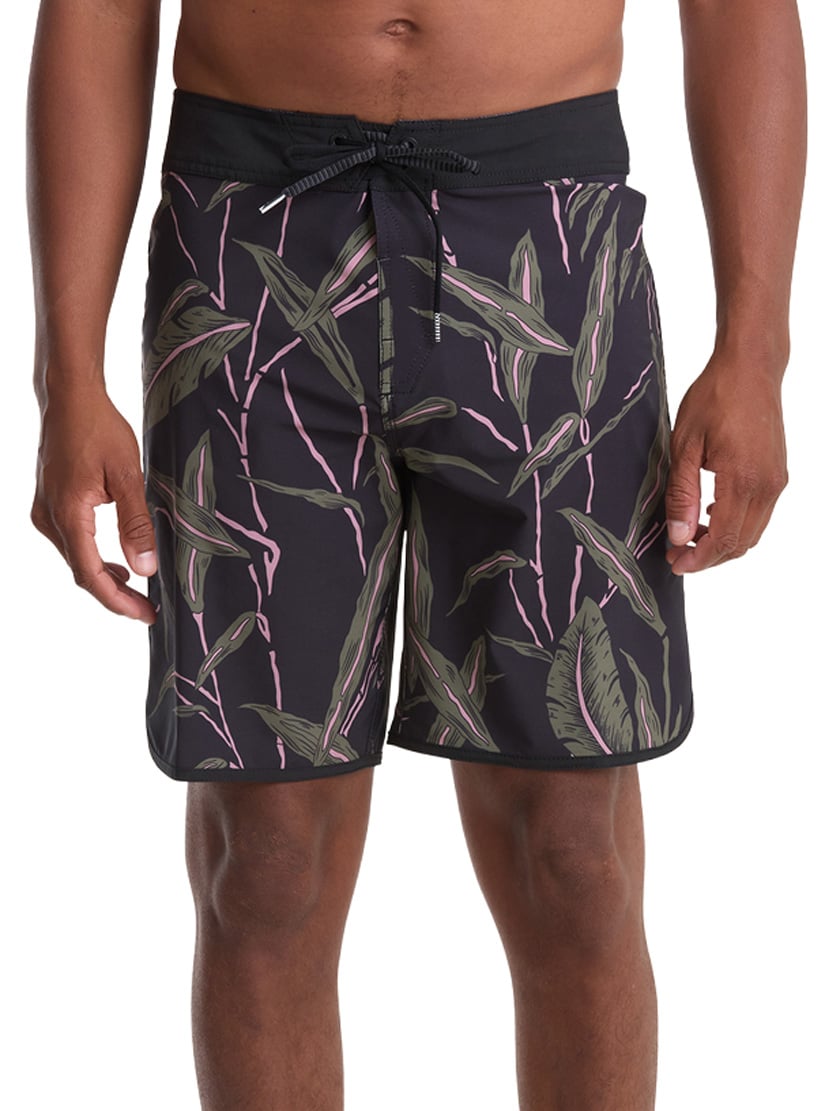 Volcom Encounter Scallop Mod 19" Men's Boardshorts - Black