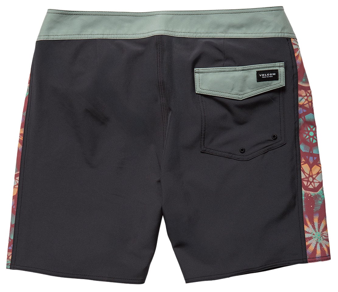 Volcom Star Shields FA Mod 18" Men's Boardshorts - Stealth – back view
