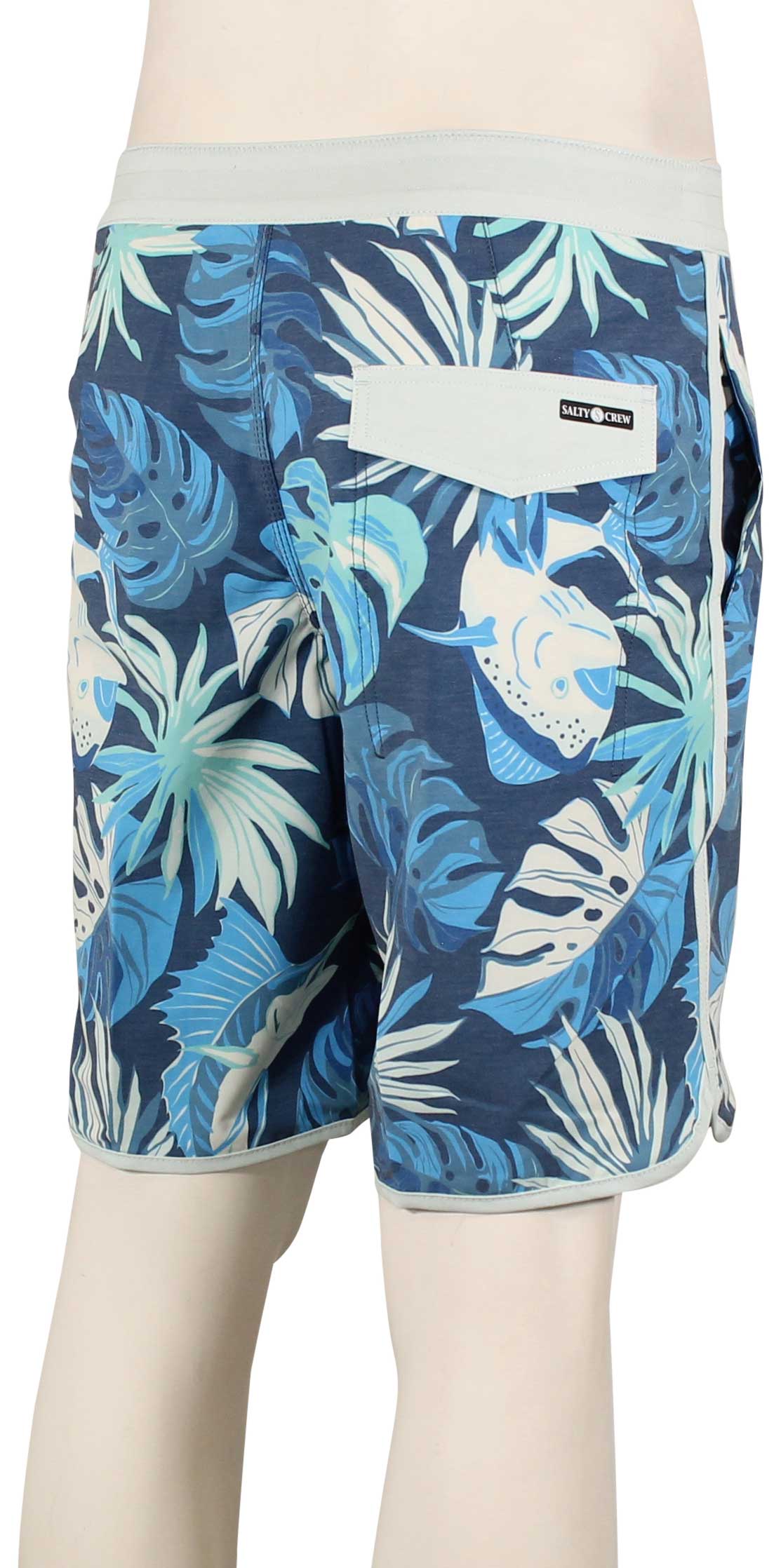Salty Crew Breaker Boardshorts - Blue, back view