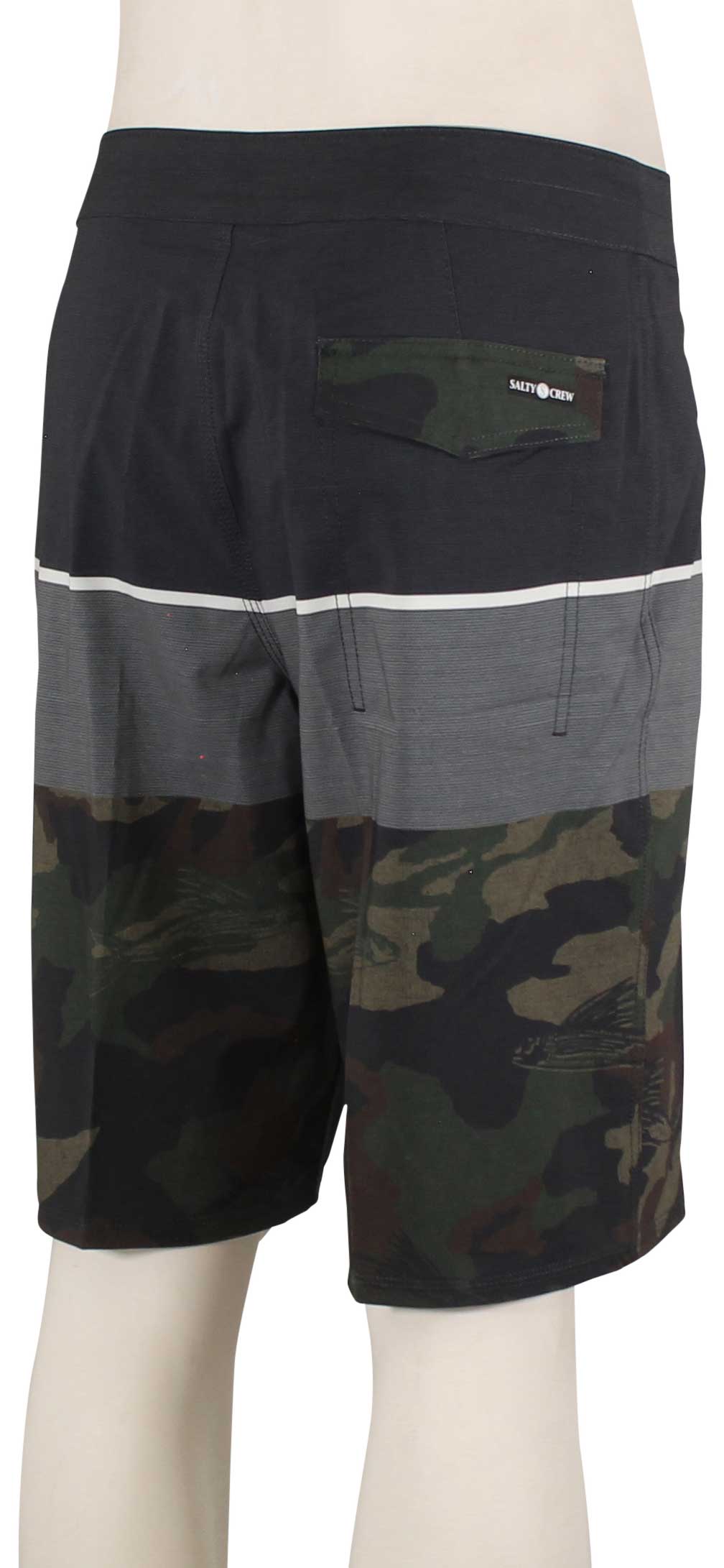 Salty Crew Stacked Boardshorts - Camo – back view