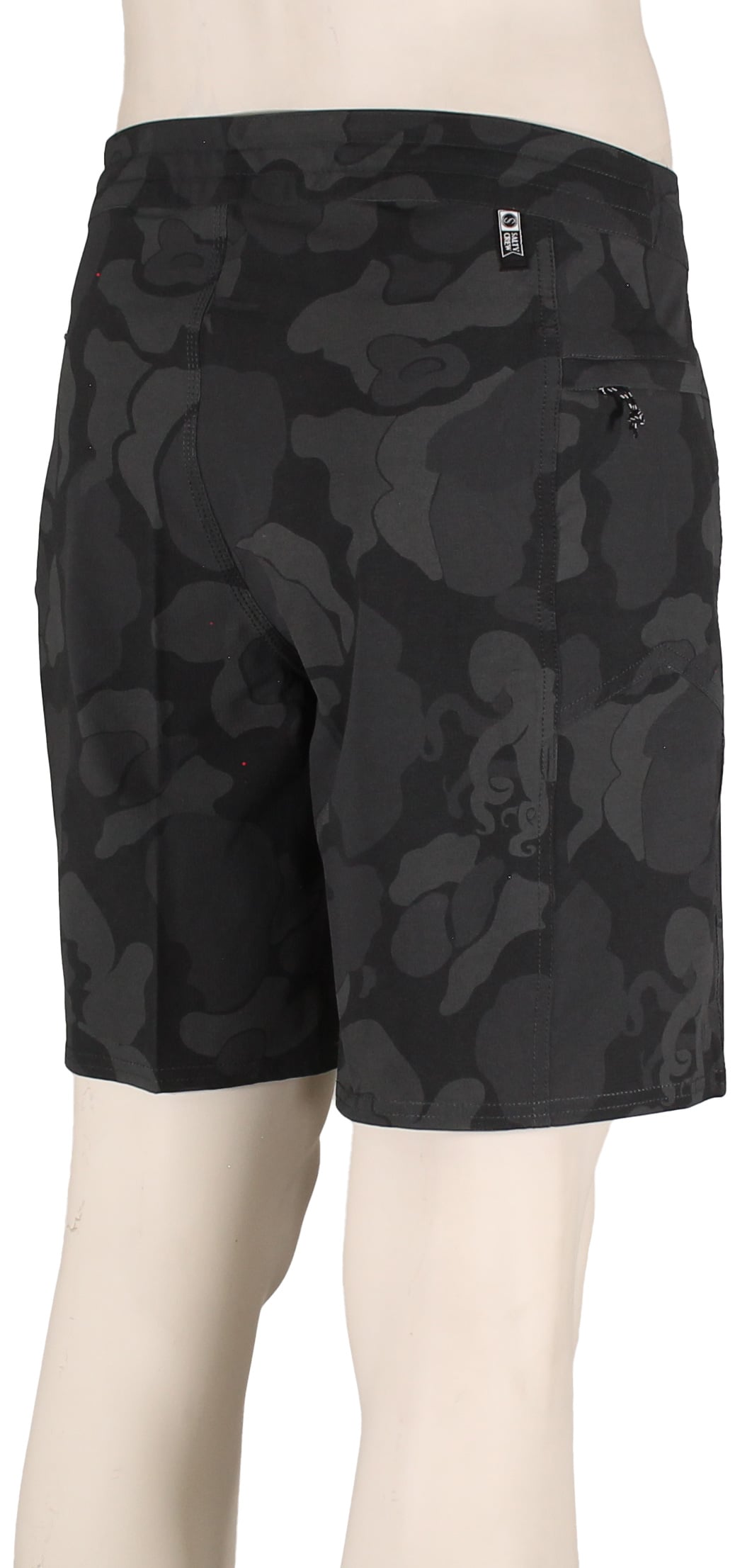 Salty Crew Flagship 19" Boardshorts - Black Camo – back view