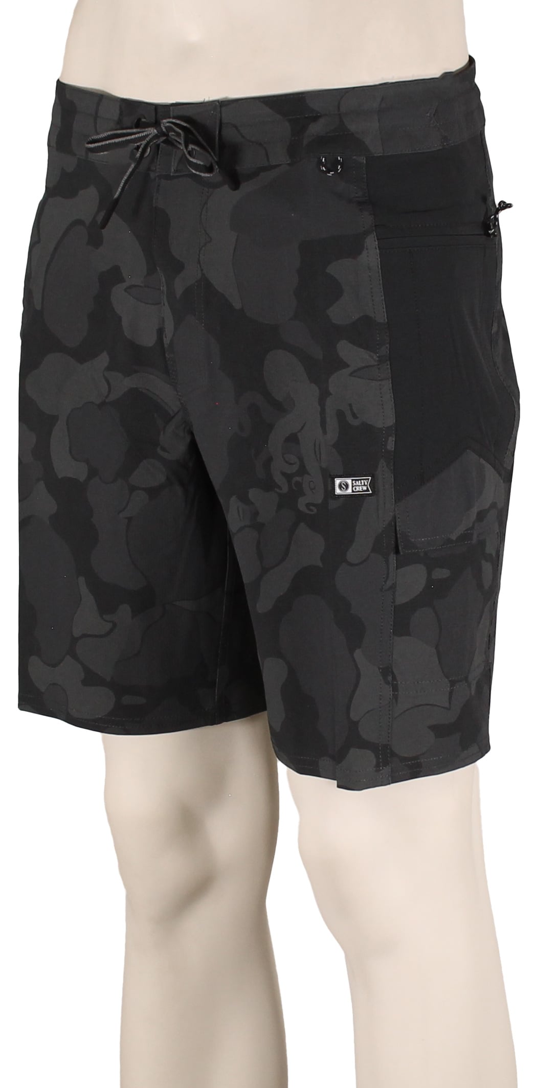 Salty Crew Flagship 19" Boardshorts - Black Camo