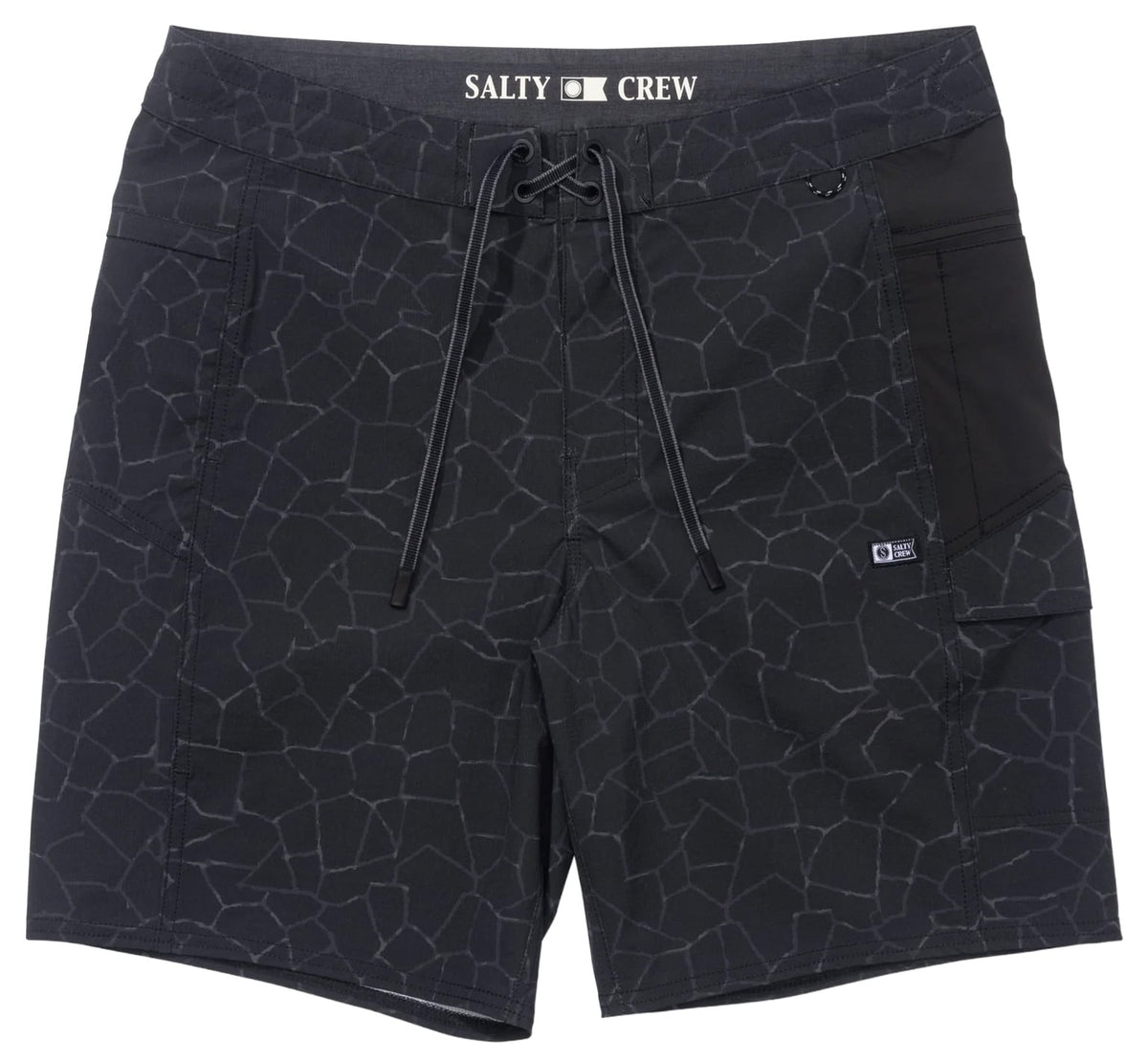 Salty Crew Flagship 19" Boatshorts - Pirate Black