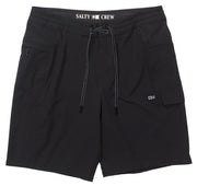 Salty Crew Flagship 19" Men's Boatshorts - Pirate Black
