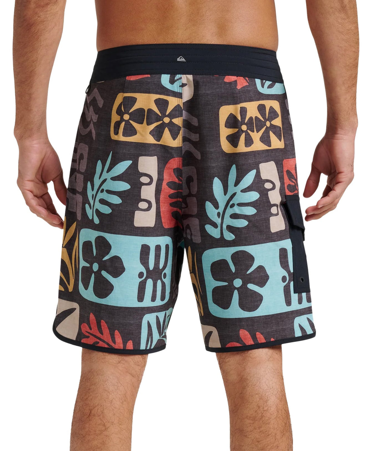 Quiksilver Waterman Dunes 19" Boardshorts - Black – back view