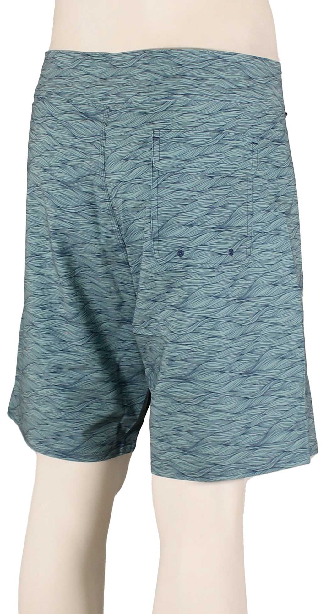 Costa Tides Printed Boardshorts - Swells Deep Sea
