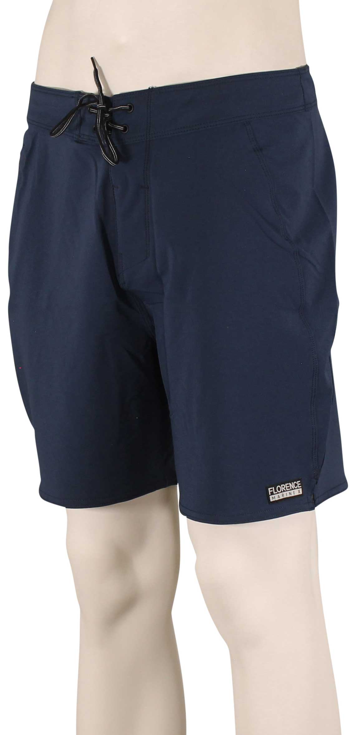 Florence Marine X Solid Boardshorts - Navy