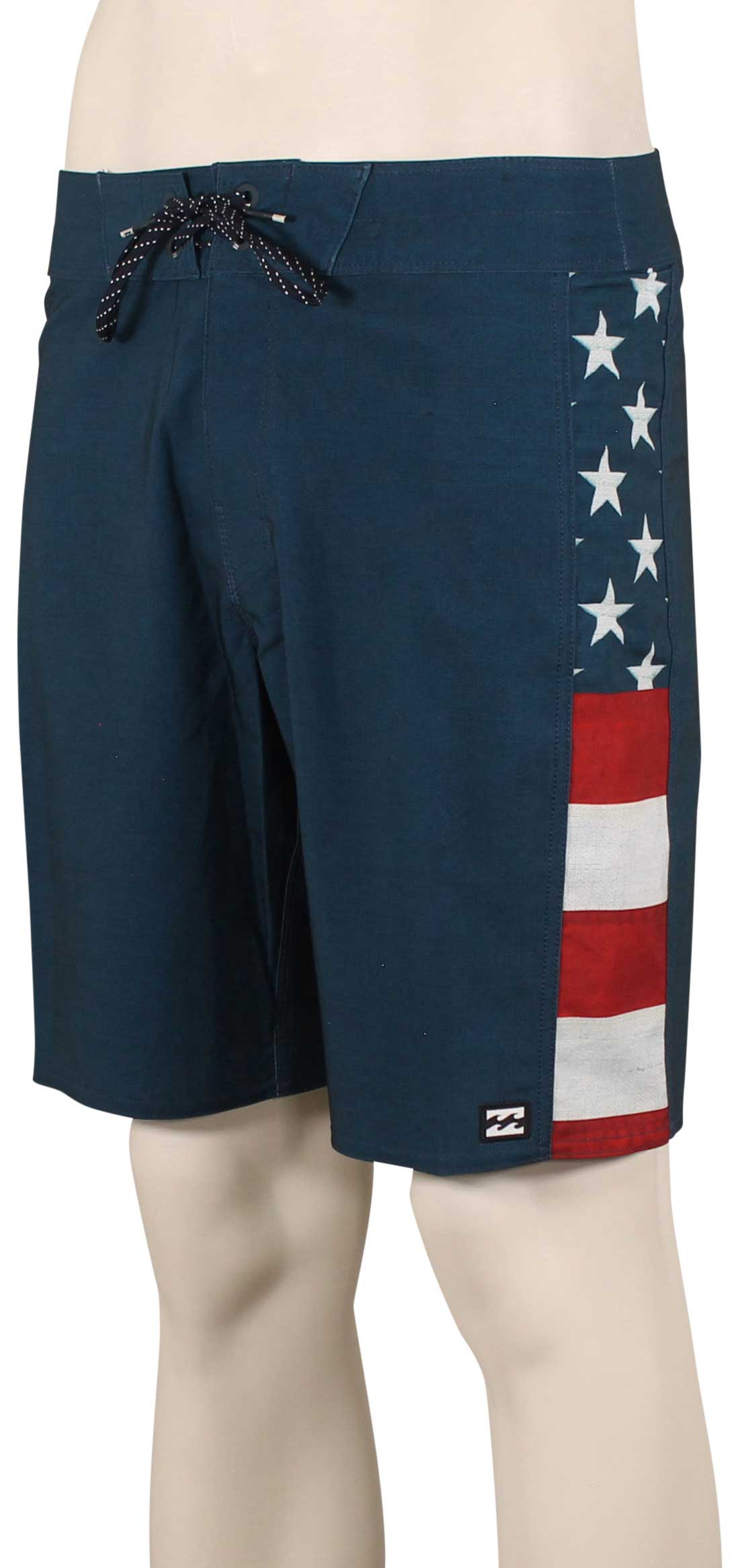Billabong Stars And Stripes D Bah Pro Boardshorts - Red / White / Blue