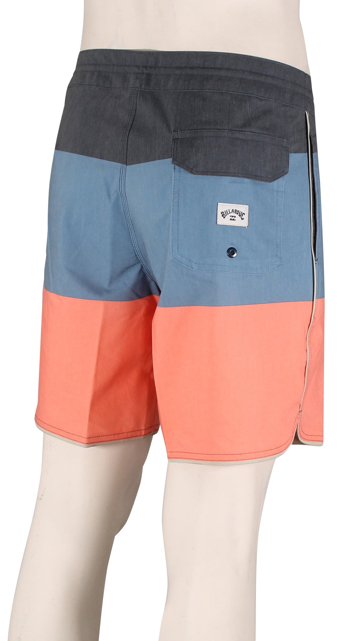 Billabong 73 Lo Tide 17" Boardshorts - Deep Blue – back view