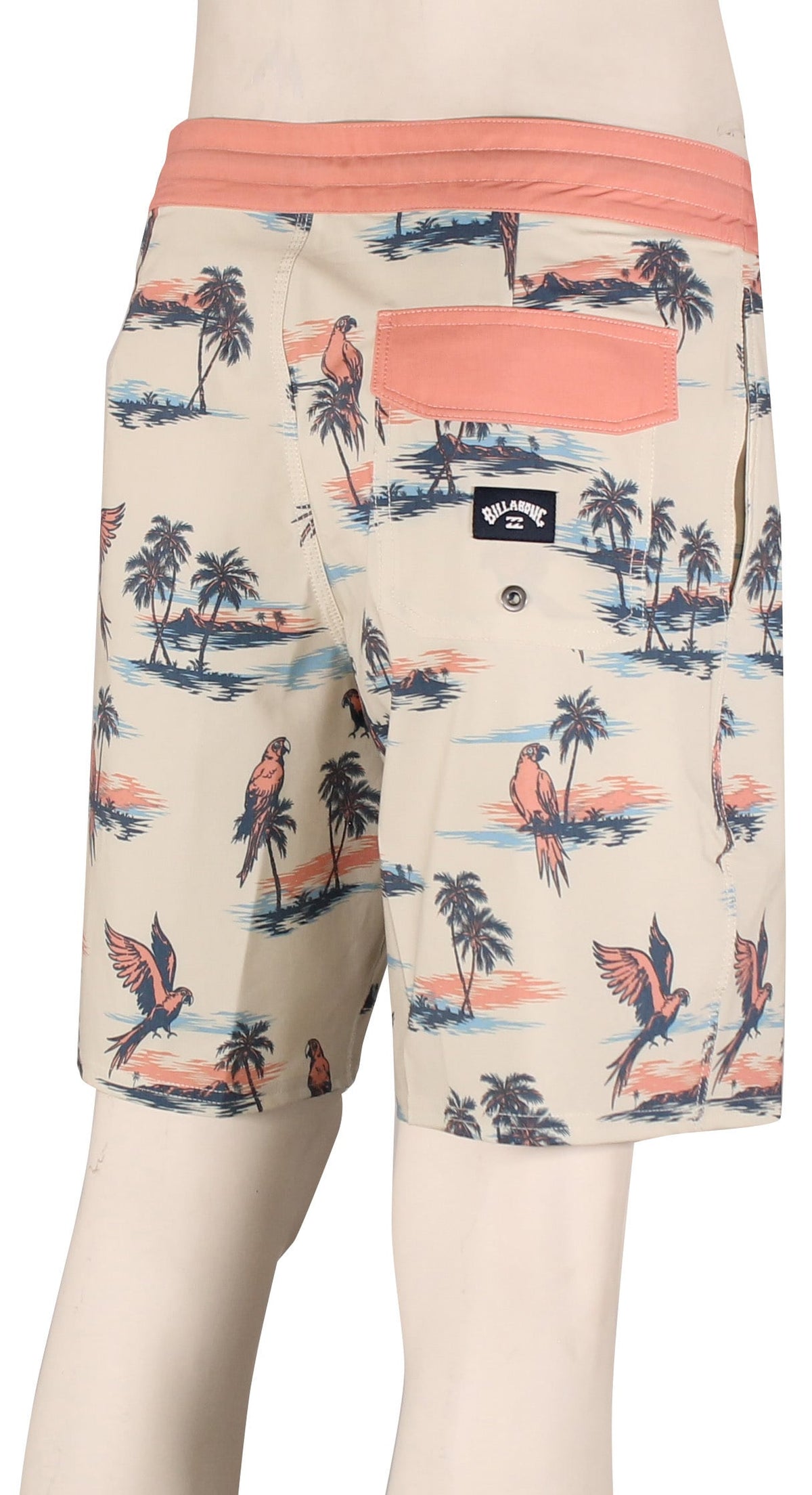 Billabong Sundays Lo Tide 19" Boardshorts - Chino – back view