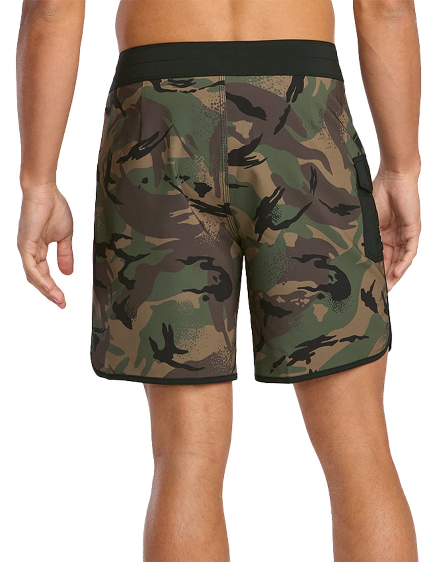 Billabong 73 Pro Hawaii 17.5" Boardshorts - Camo – back view