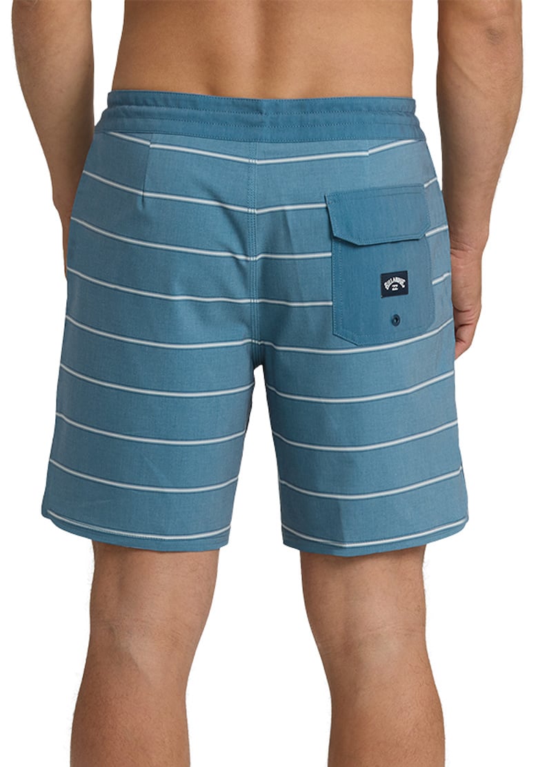 Billabong 73 Low Tide 17.5" Boardshorts - Real Teal – back view