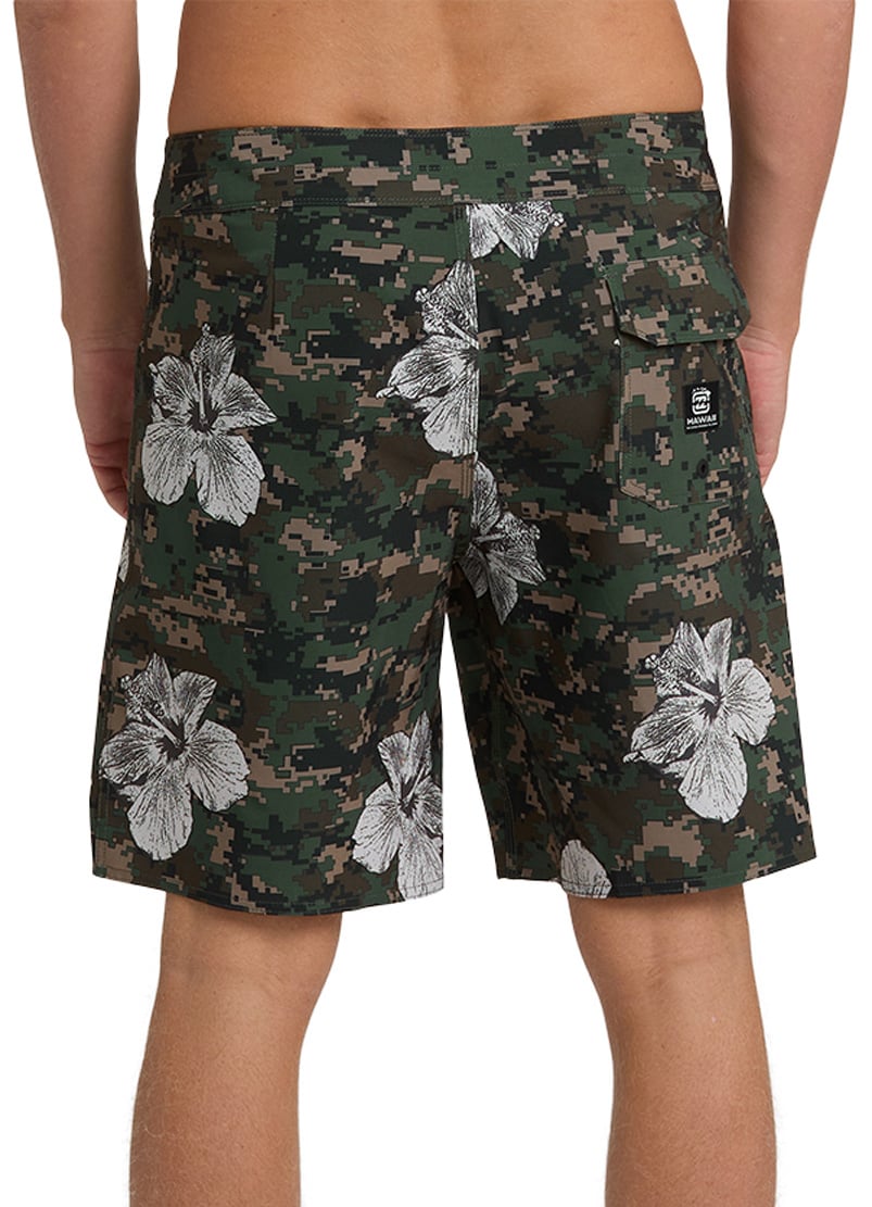 Billabong Sundays HI Pro Boardshorts - Camo Floral – back view