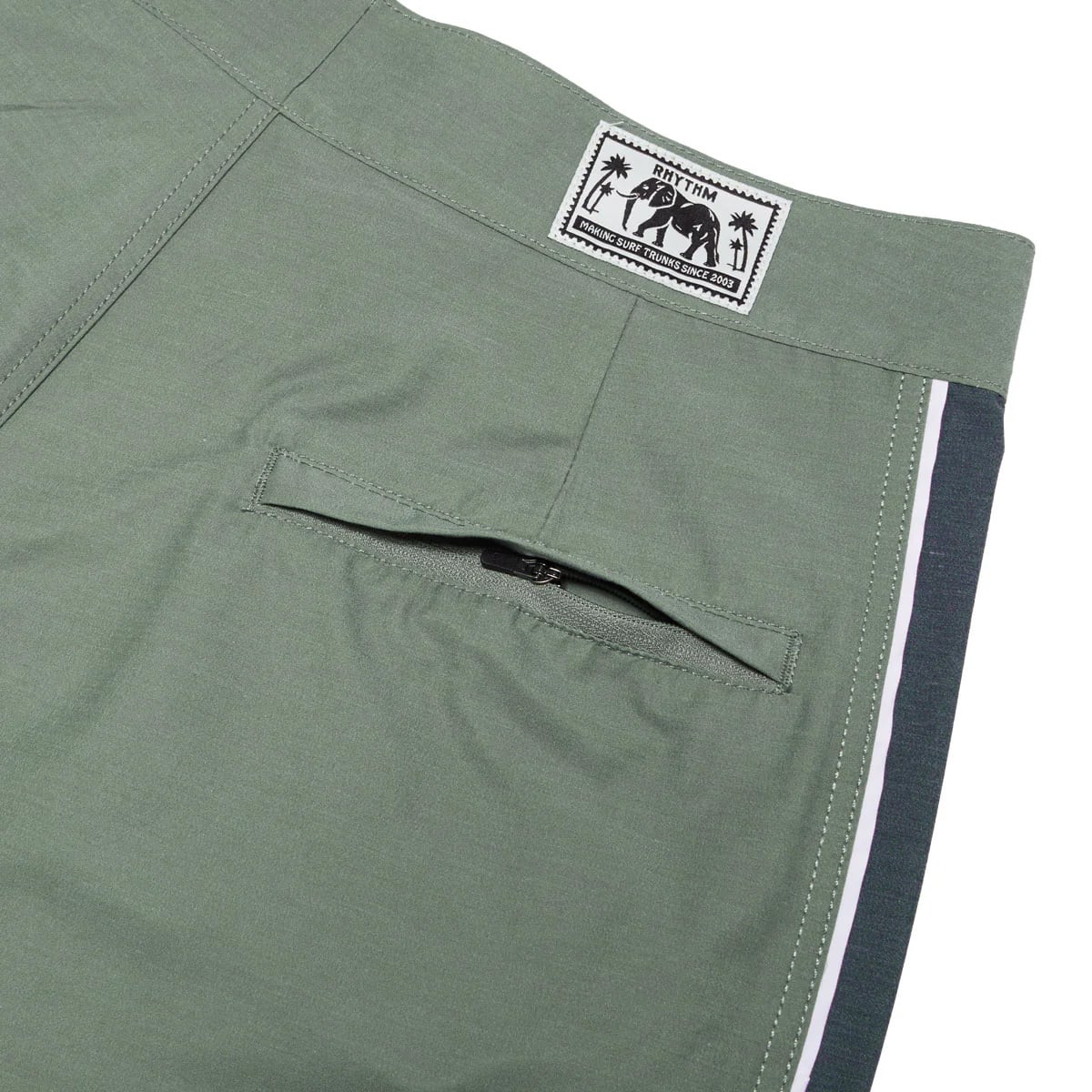 Rhythm Core 18.5" Boardshorts - Olive – back view