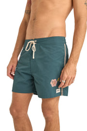 Rhythm Heritage Flower 17" Boardshorts - Slate