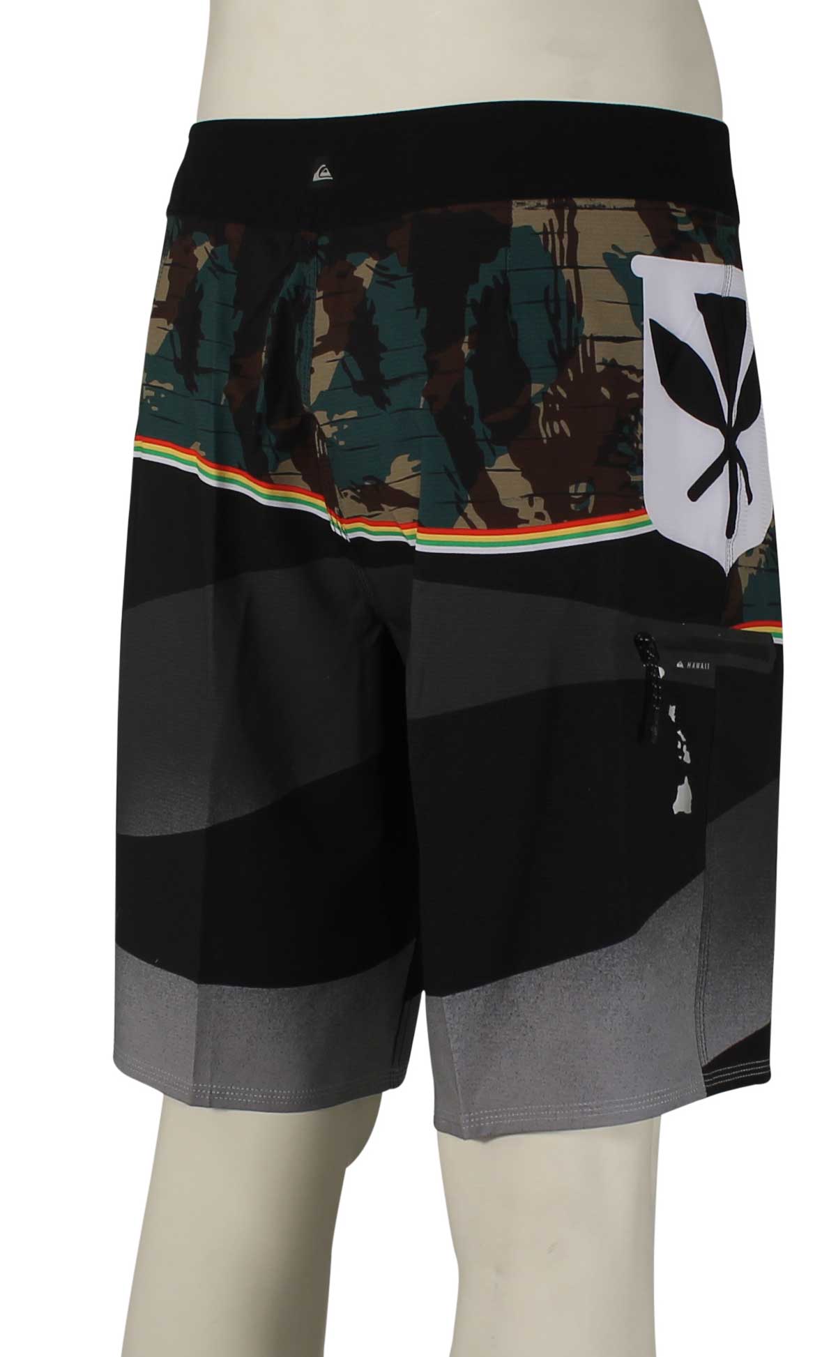 Quiksilver Highline Ala Moana Boardshorts - Iron Gate – back view