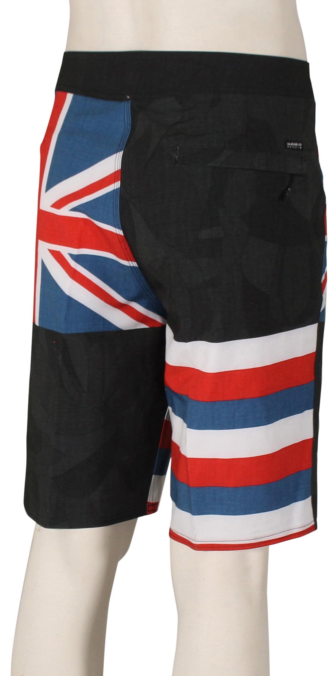 Quiksilver Surfsilk Hawaii Flyer 20" Boardshorts - Black / Camo – back view