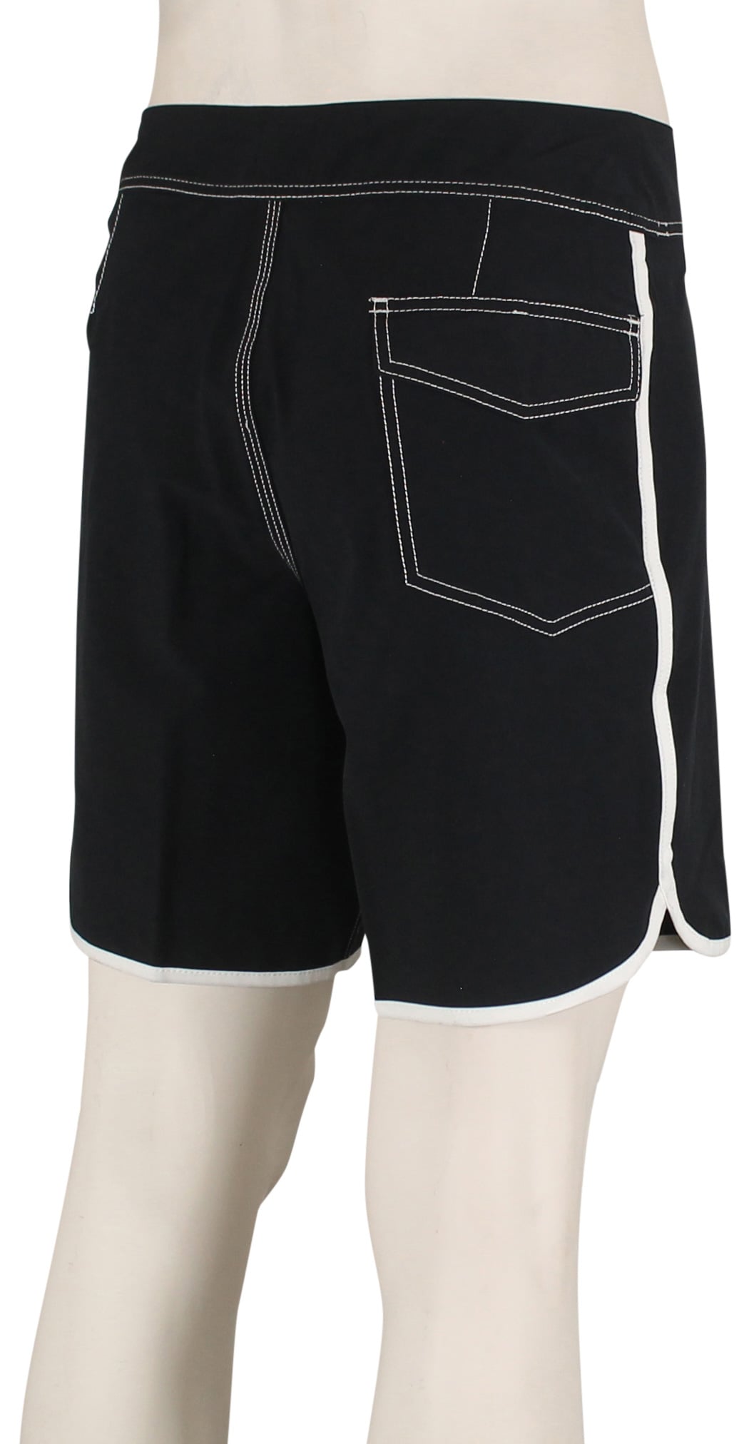 Quiksilver Original Scallop Boardshorts - Black – back view