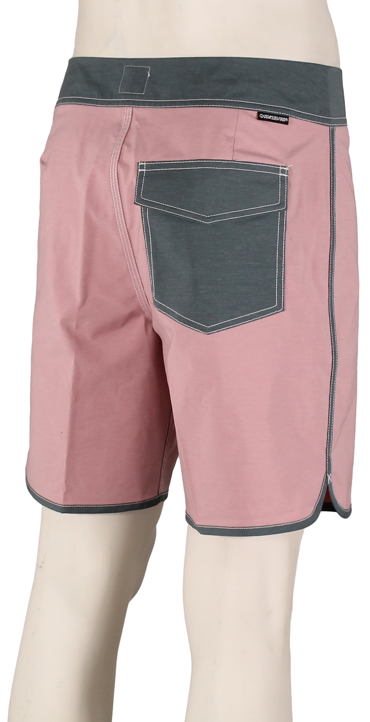 Quiksilver Original Scallop 18" Boardshorts - Dusty Rose – back view