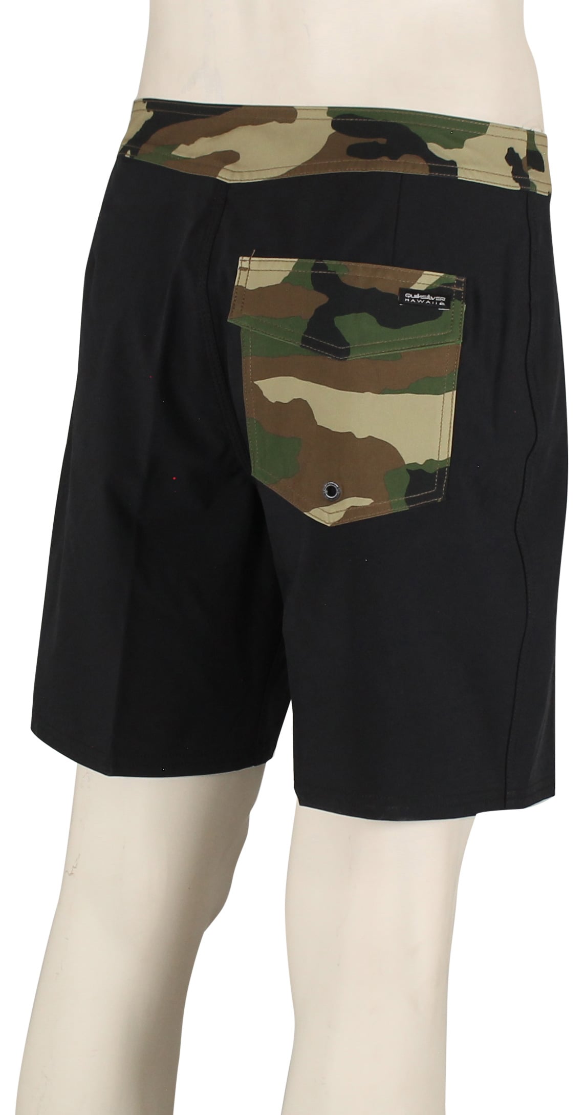 Quiksilver Surfsilk Hawaii Homegrown 20" Boardshorts - Black – back view