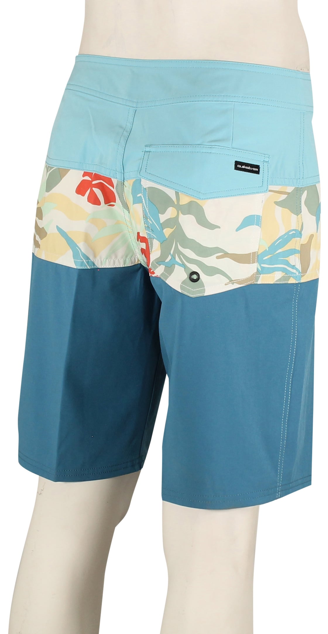 Quiksilver Surfsilk Panel 20" Boardshorts - Blue Steel – back view