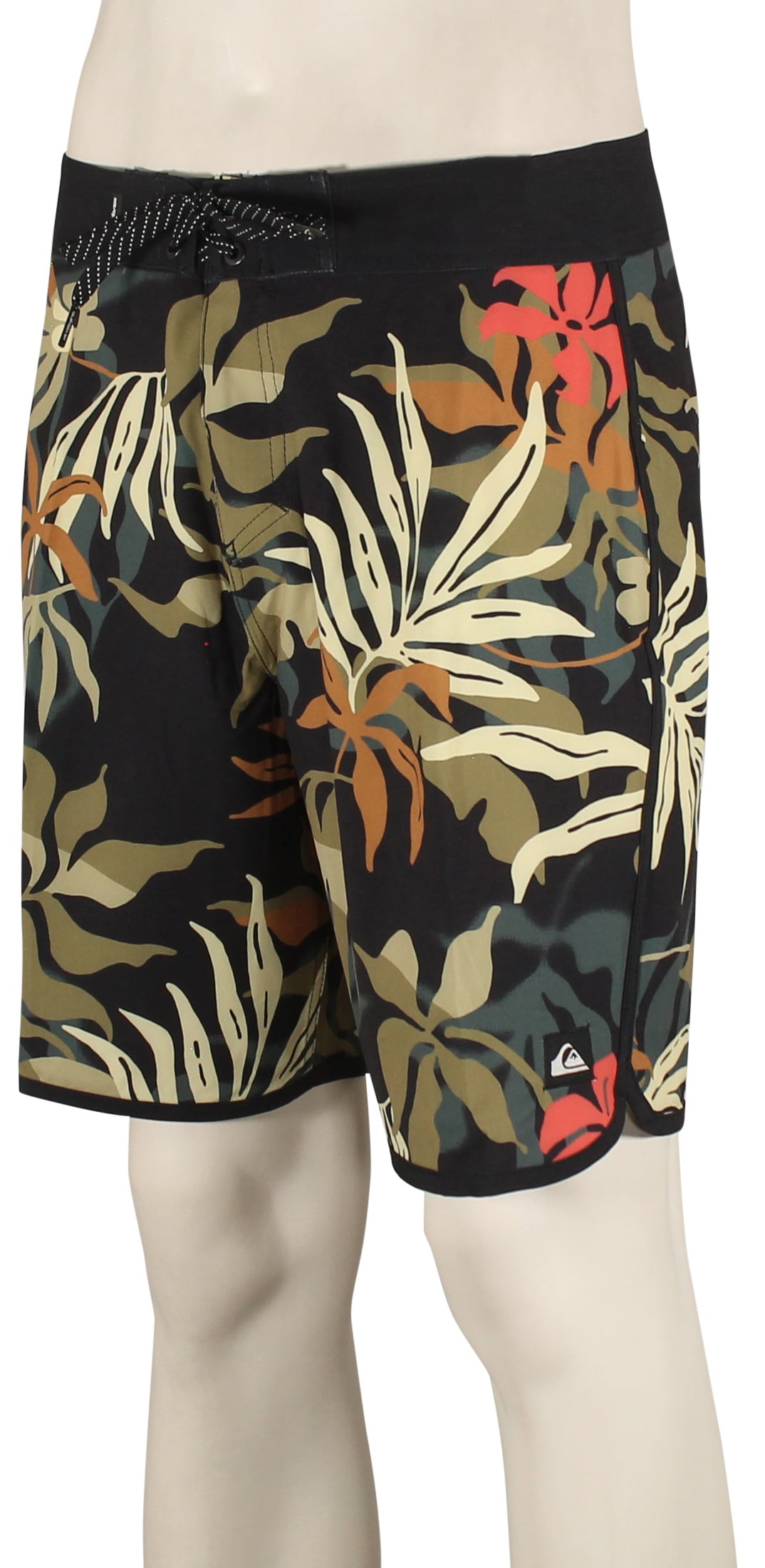 Quiksilver Surfsilk Scallop 19" Boardshorts - Black