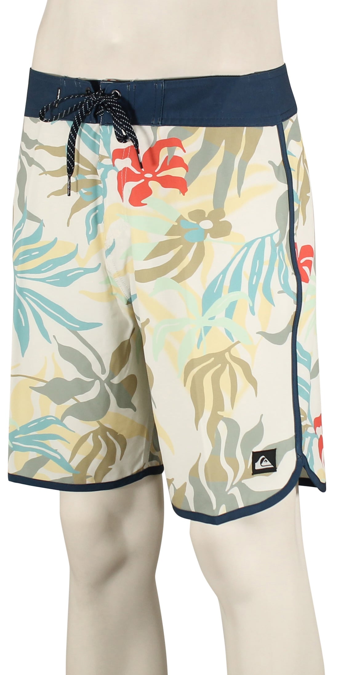 Quiksilver Surfsilk Scallop 19" Boardshorts - Off White