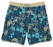 Quiksilver Jetty Bloom 19" Men's Boardshorts - Dark Denim