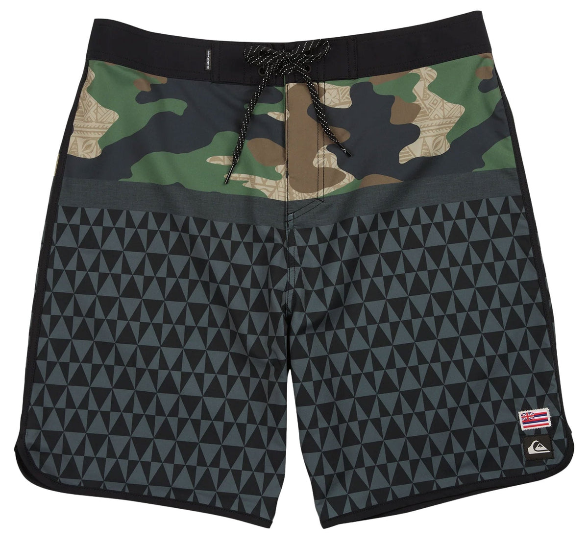 Quiksilver Surfsilk Hawaii Blockchild 19" Men's Boardshorts - Camo
