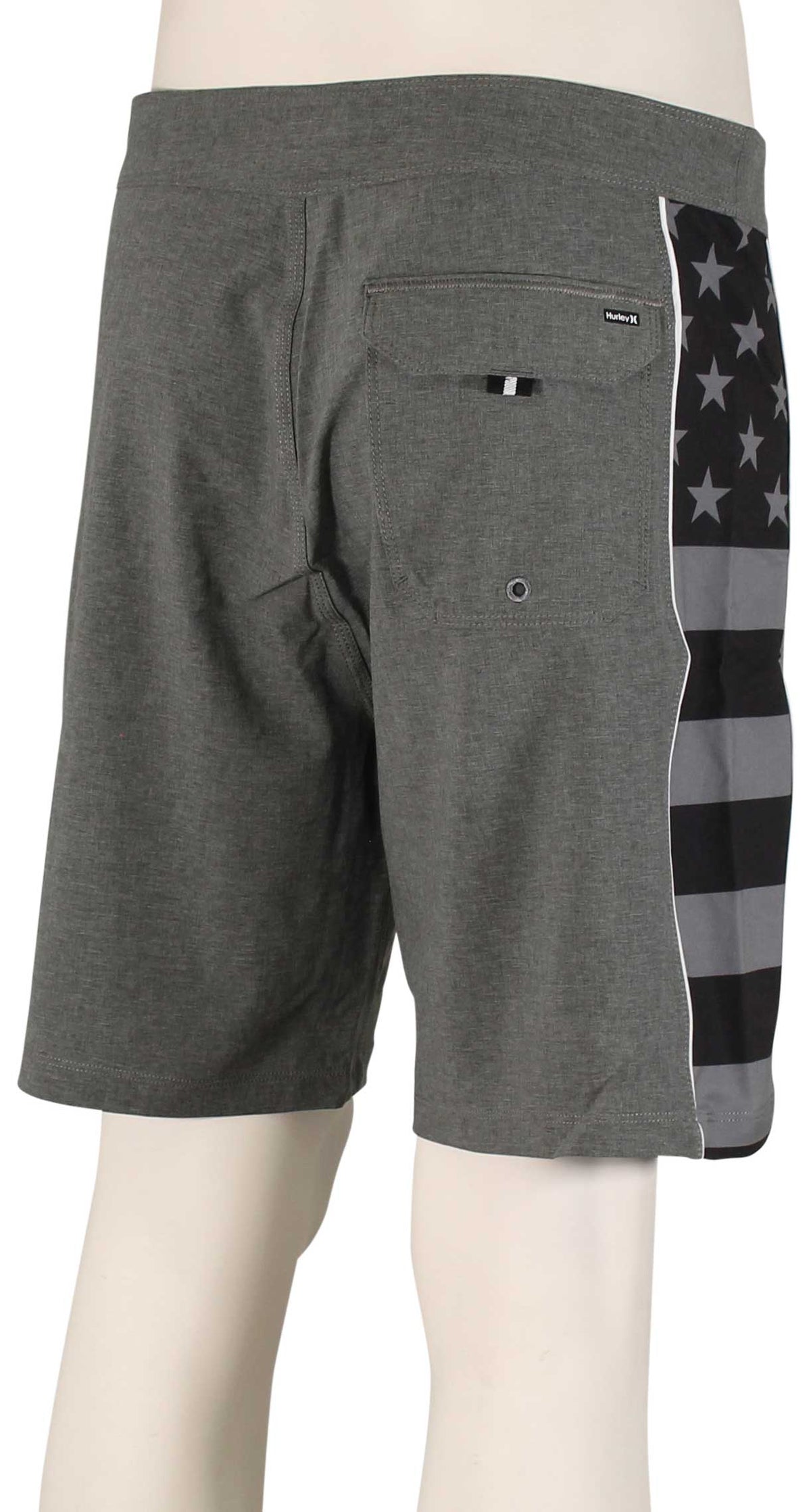 Hurley Phantom Fastlane Americana 18" Boardshorts - Black – back view