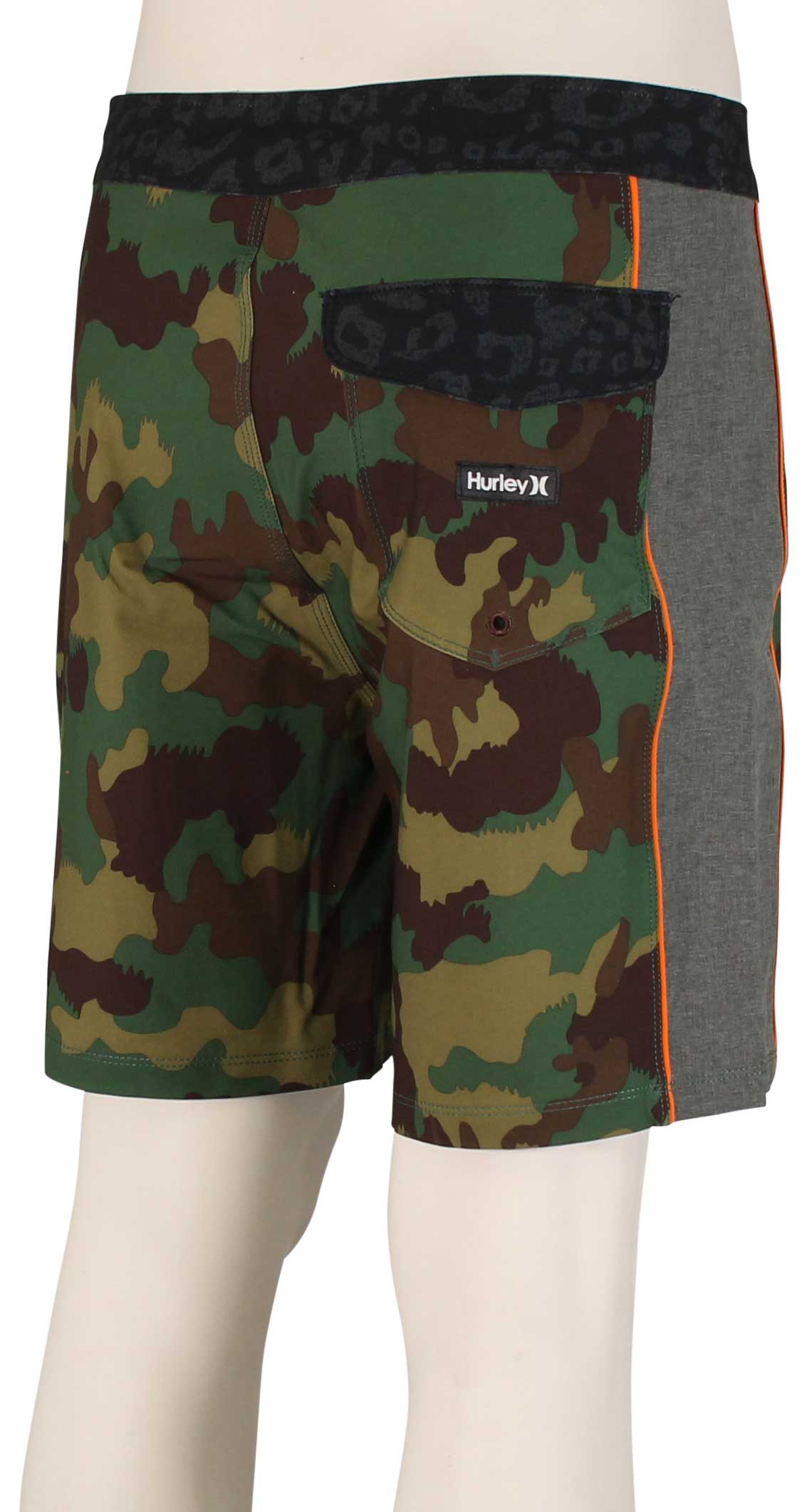Hurley Phantom Fastlane Woodland 18" Boardshorts - Cargo Khaki