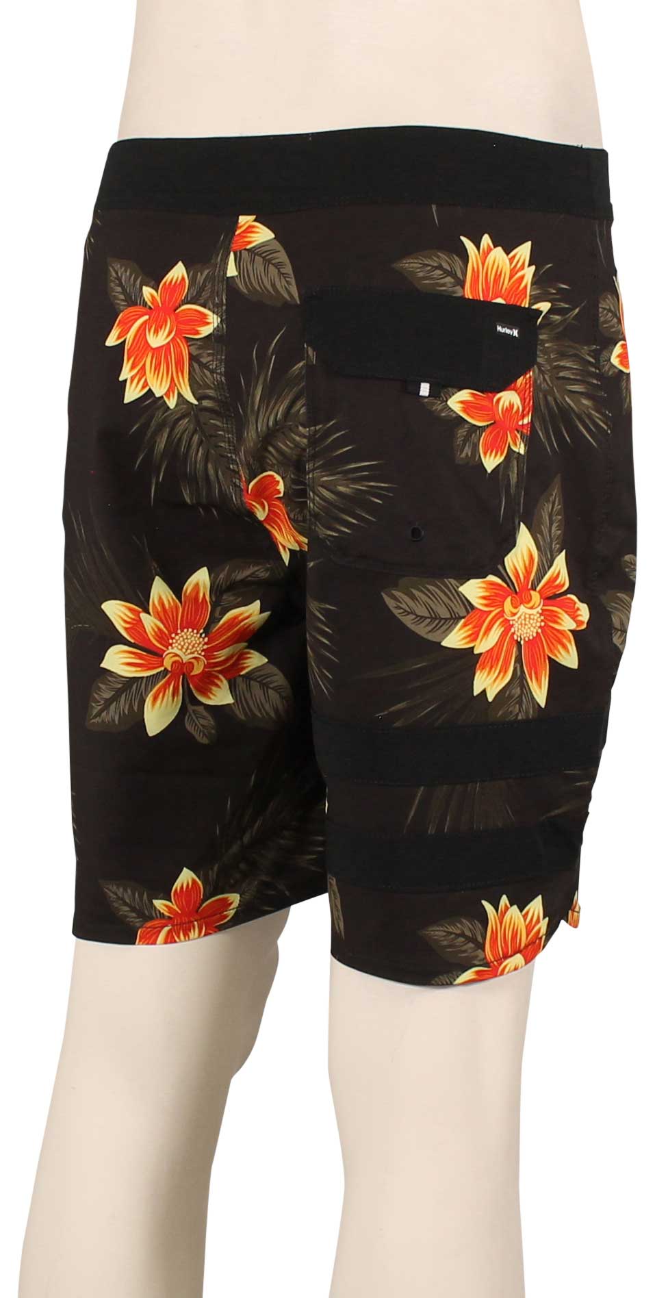 Hurley Phantom Block Party 18" Boardshorts - Black – back view