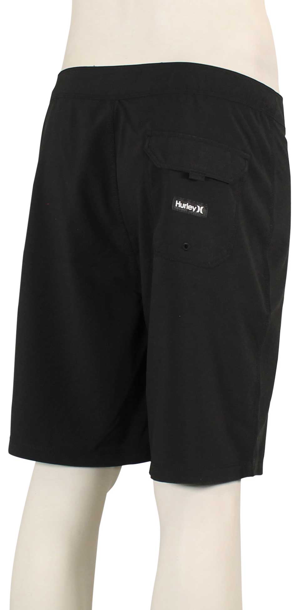 Hurley One and Only Solid 20" Boardshorts - Black – back view