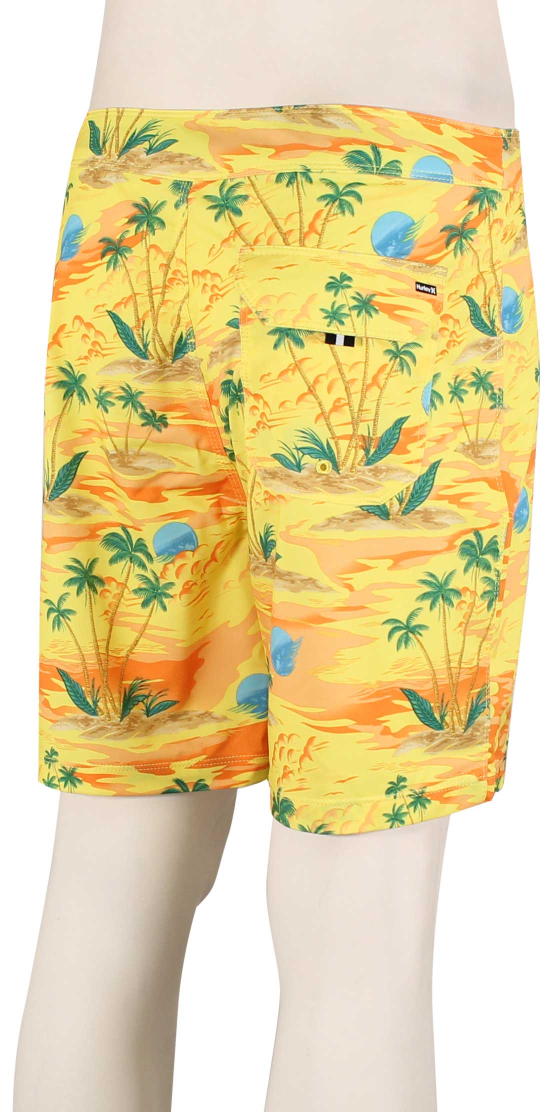 Hurley Phantom Classic 18" Boardshorts - Star Orange – back view