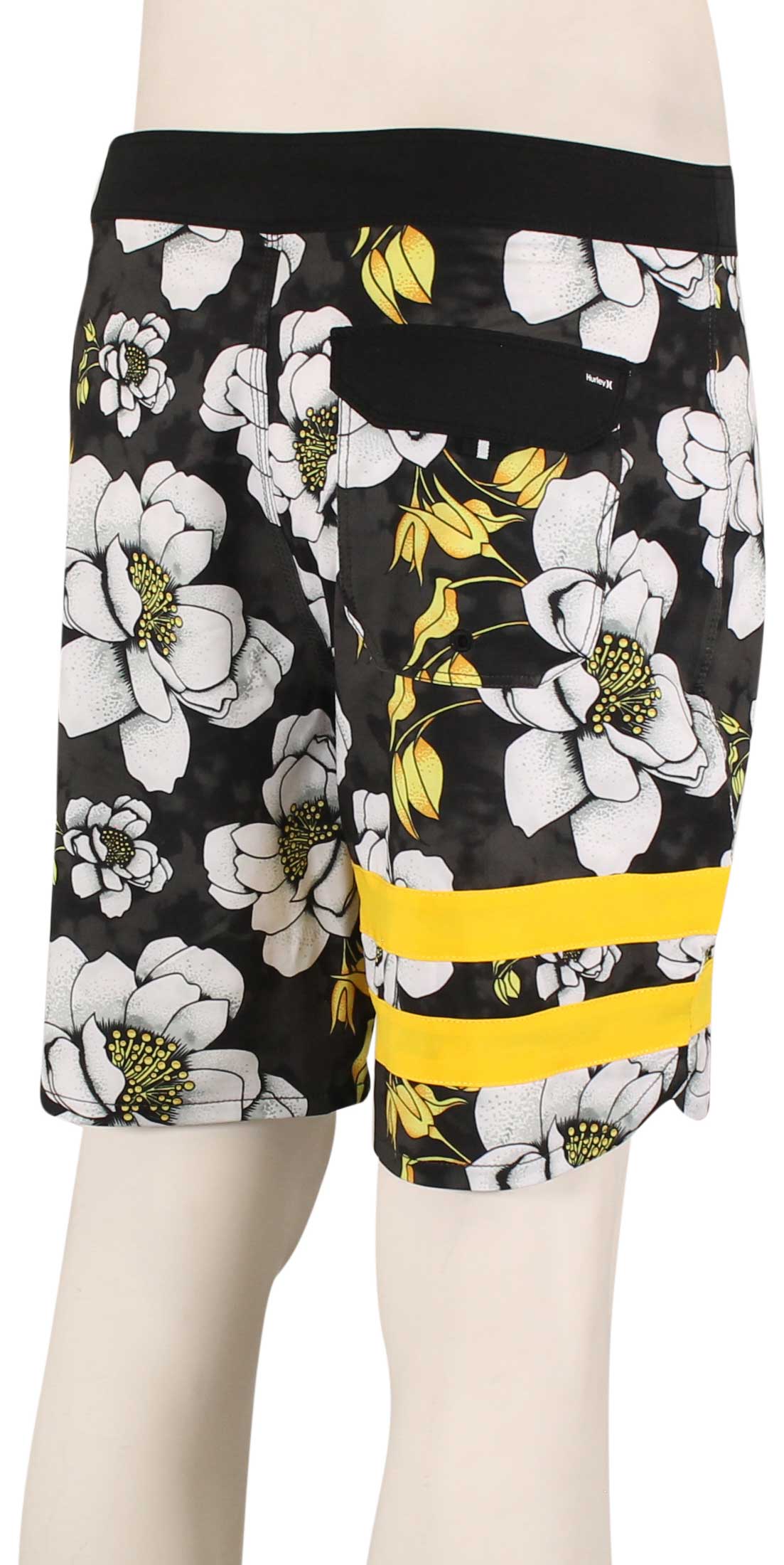 Hurley Phantom Block Party 18" Boardshorts - Black Multi – back view