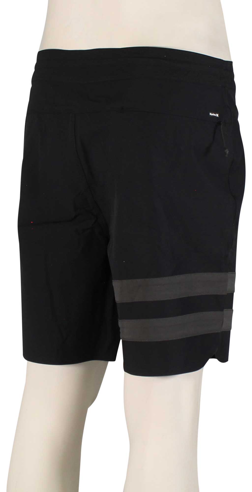 Hurley Phantom Block Party Renegade 18" Boardshorts - Black – back view