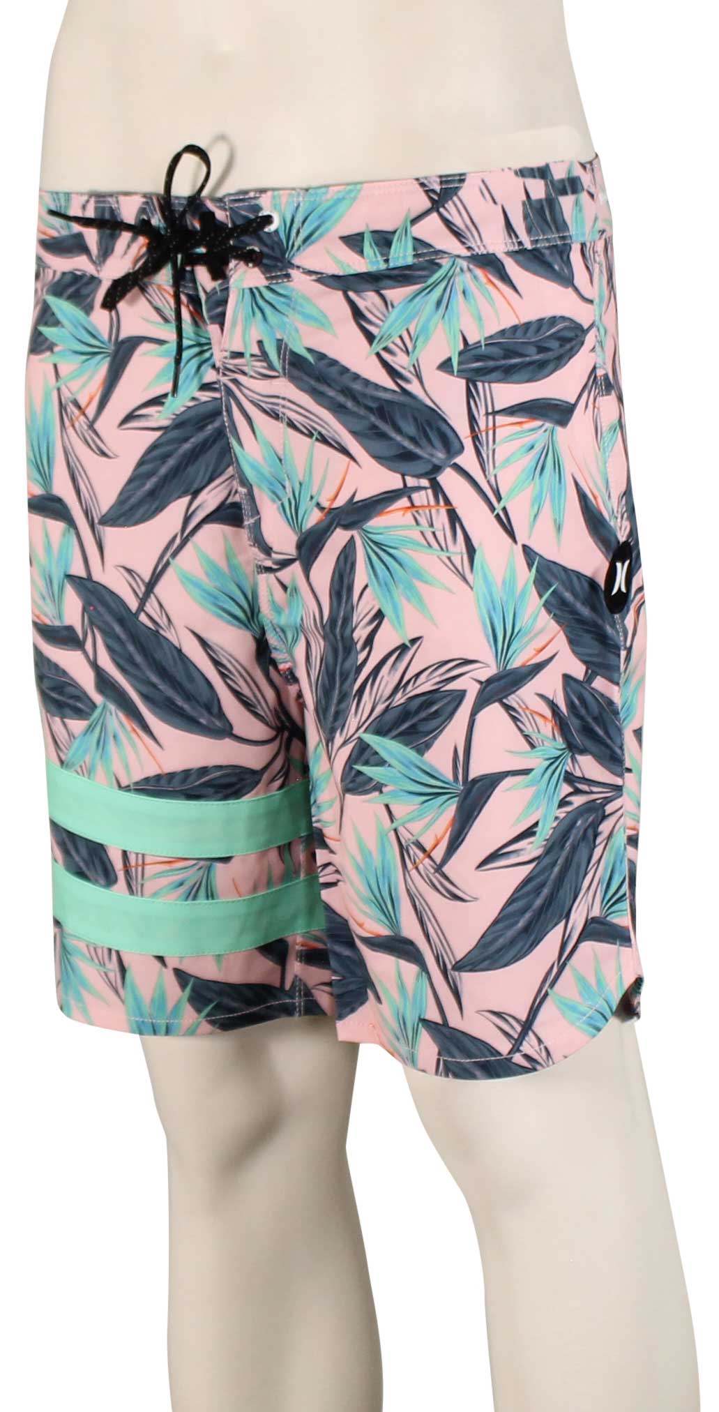 Hurley Phantom Block Party 18" Boardshorts - Pink Spark