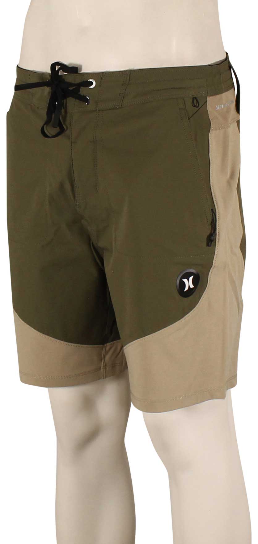 Hurley Phantom Blockade Paddle Series 18" Boardshorts - Olive