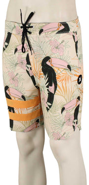 Hurley Phantom Eco Block Party 18" Boardshorts - Barely Bone