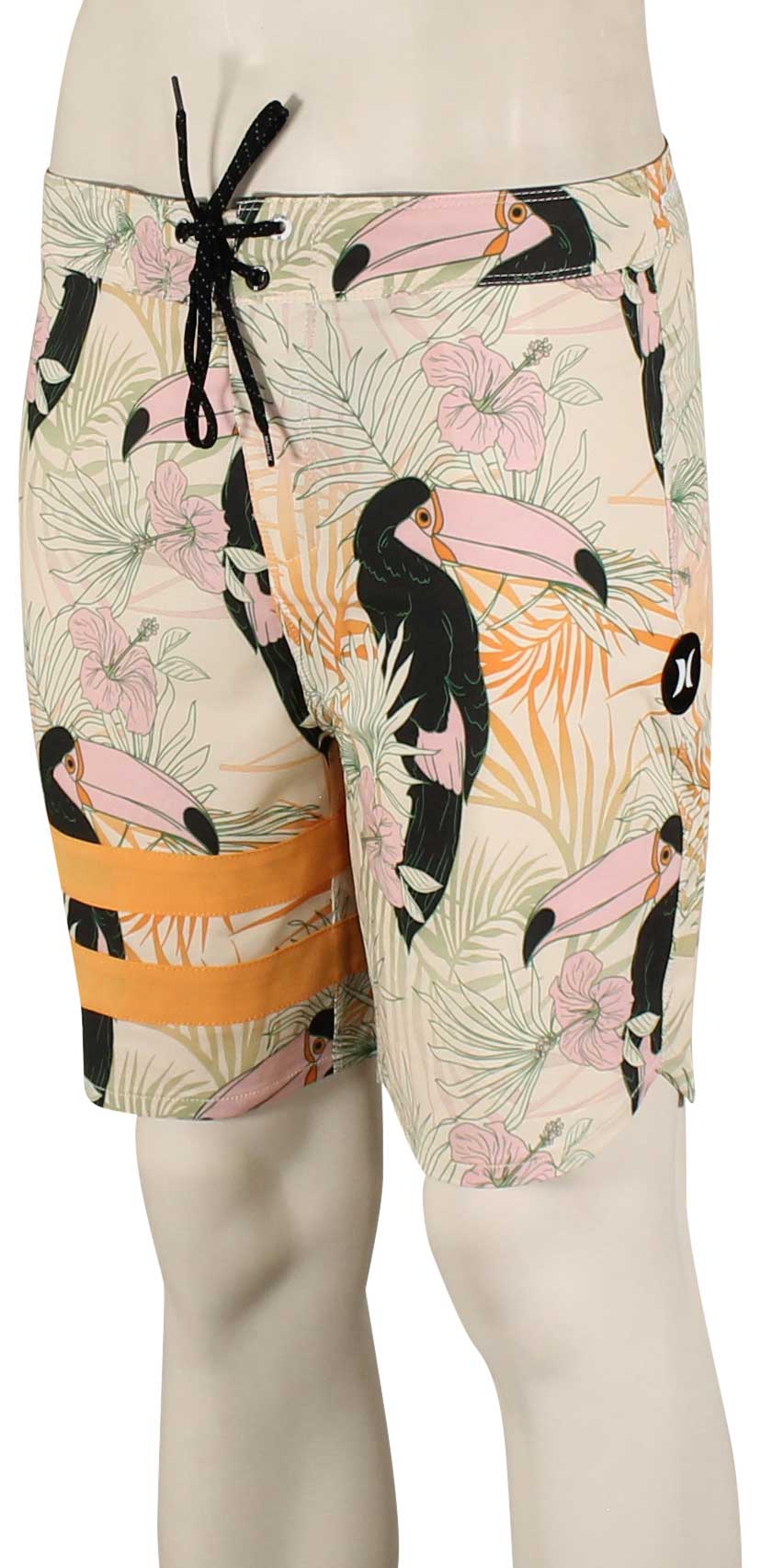 Hurley Phantom Eco Block Party 18" Boardshorts - Barely Bone