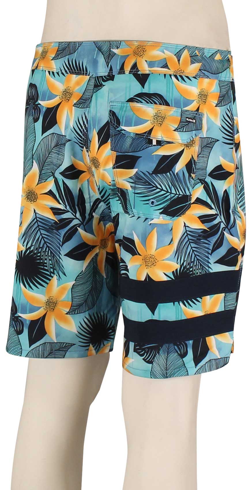 Hurley Phantom Eco Block Party 18" Boardshorts - Seaview